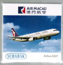 Air Macau Airbus A321 1/600 scale model Schabak Air Macau Airbus A321 1/600 scale model Schabak
