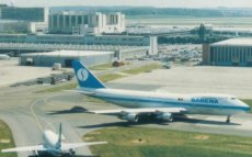 Sabena Boeing 747-129 OO-SGB postcard Sabena Boeing 747-129 OO-SGB postcard