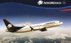 Airline issue postcard - Aeromexico Boeing 737 MAX8