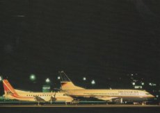 Airline issue postcard - Deutsche BA B737 Saab 340 Airline issue postcard - Deutsche BA Boeing 737-300 / Saab 340