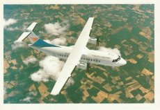 Airline issue postcard - Croatia Airlines ATR-42