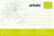 Airline issue postcard - Air Baltic Dash 8 Airline issue postcard - Air Baltic Dash 8 Q400