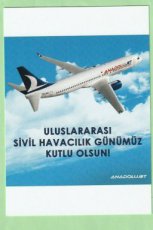 Anadolujet Boeing 737 postcard