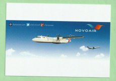 Novo Air ATR-72 & Embraer ERJ 145 postcard