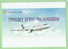 Cambodia Angkor Air Airbus A321 - postcard