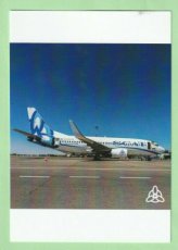 Scat Airlines - Boeing 737 - postcard