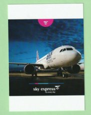 Sky Express Airbus A320neo postcard
