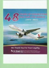 Air Niugini Boeing 767-300 - postcard