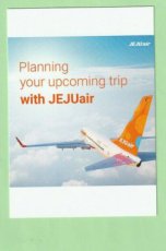 Jeju Air Boeing 737 postcard