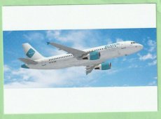 Jazeera Airways Airbus A320 postcard