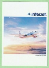 Interjet Airbus A320 - postcard