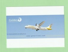 Golden Myanmar Airlines ATR 72 - postcard