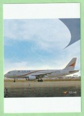 Tus Air Airbus A320 - postcard