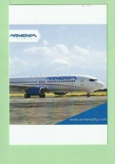 Armenia Aircompany Boeing 737 - postcard