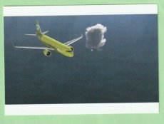 S7 Airlines Airbus A320neo - postcard - S7 Airlines Airbus A320neo - postcard