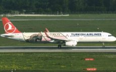 Turkish Airlines Airbus A321 TC-JTP "The Year of Troy cs" @ Dusseldorf 2018 - postcard