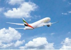 Emirates Boeing 777-300ER - postcard