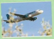 Jazeera Airways Airbus A320 - postcard