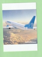 Pobeda Boeing 737-800 postcard