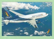 BoA Boliviana de Aviacion Boeing 737 postcard