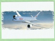 Neos Italy Boeing 787 - postcard