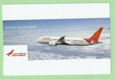 Air India Boeing 787 - postcard