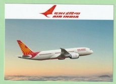 Air India Boeing 787 - postcard