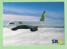 Sky Airline Airbus A320 - postcard