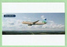 Daallo Airlines Airbus A320 - postcard