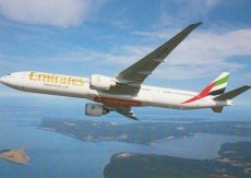 Emirates Boeing 777-300ER - postcard