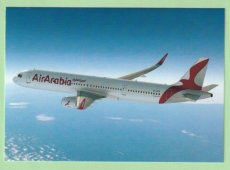 Air Arabia Airbus A321 - postcard