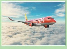 Fuji Dream Airlines Embraer 175 - postcard