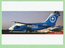 Star Peru Cargo BAe 146 - postcard