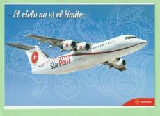 Star Peru BAe 146 - postcard