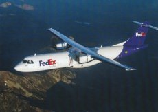 Fedex Federal Express ATR 72 - postcard