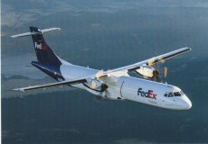 Fedex Federal Express ATR 72 - postcard