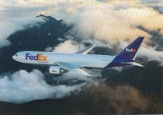 Fedex Federal Express Boeing 767 - postcard