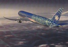 Air Tahiti Nui Boeing 787 - postcard