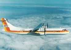 Airline issue postcard - NFD ATR-72