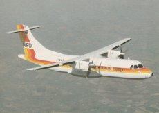 Airline issue postcard - NFD ATR-42- Airline issue postcard - NFD ATR-42