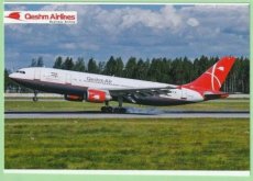 Qeshm Airlines Airbus A300 - postcard