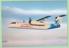 Maldivian Airlines Dash DHC 8 - postcard