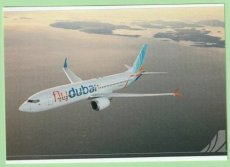 Flydubai Boeing 737 - postcard