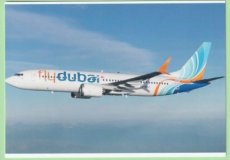 Flydubai Boeing 737 MAX 8 - postcard