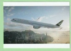 Cathay Pacific Airbus A350 - postcard