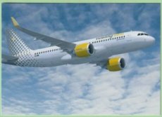 Vueling Airbus A320 - postcard- Vueling Airbus A320 - postcard