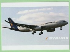 Syphax Airlines Airbus A330 - postcard