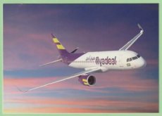 Flyadeal Airbus A320 - postcard