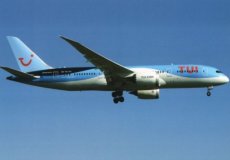 TUI Netherlands Boeing 787-8 PH-TFL @ Amsterdam 2017 - postcard