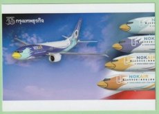 Nok Air Boeing 737 - postcard